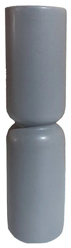 Βάζο Κεραμικό Terra 017413 D8,5xH32,5cm Grey κεραμικο