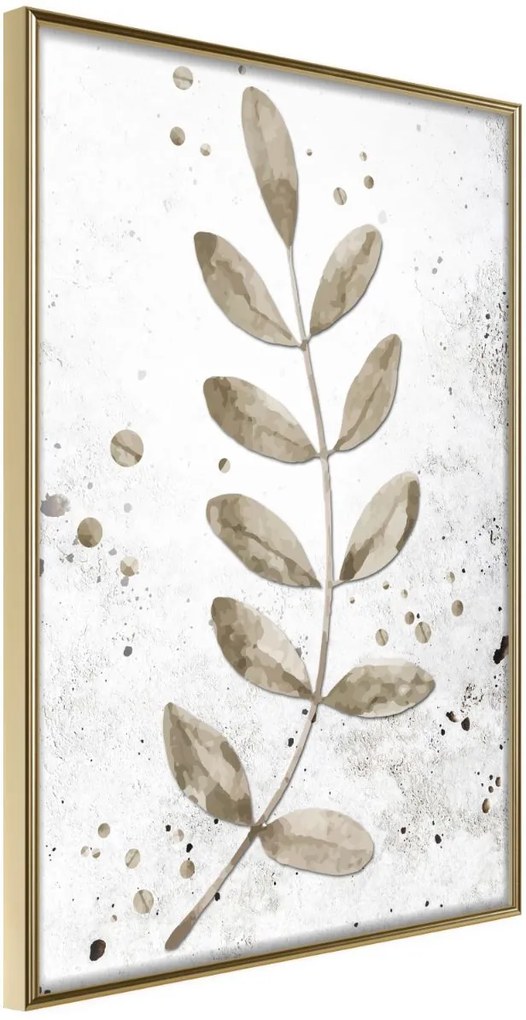 Αφίσα - Dried Twig - 40x60 - Χρυσό - Χωρίς πασπαρτού