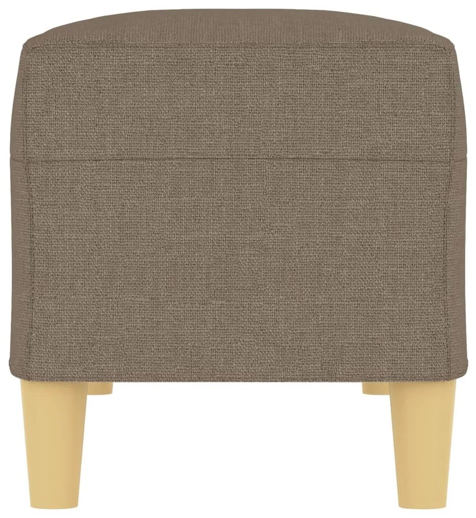 vidaXL Πάγκος Taupe 100x35x41 εκ. Υφασμάτινος