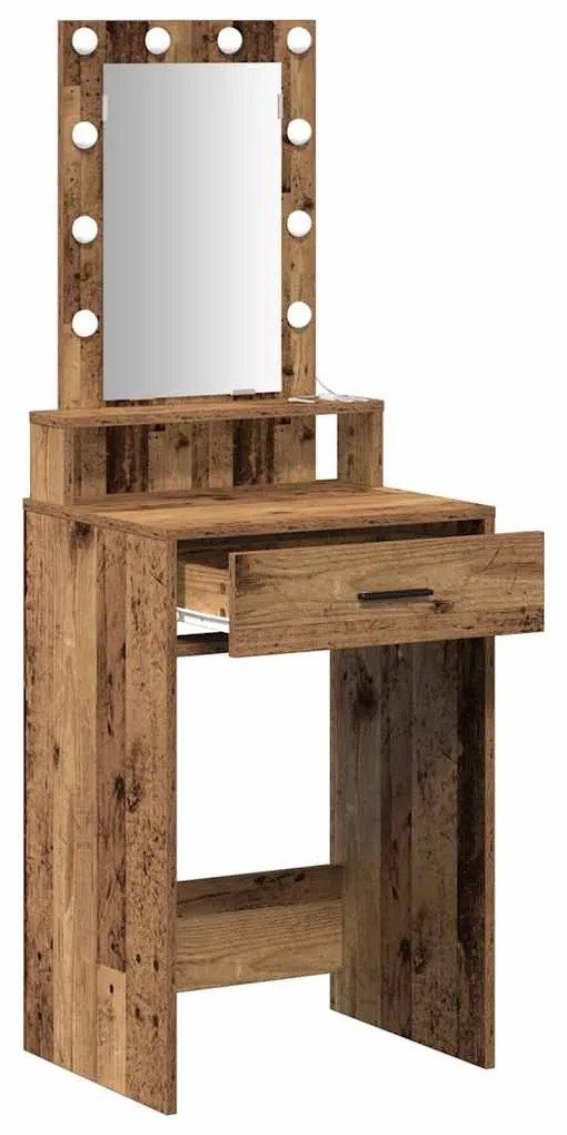 vidaXL Τραπέζι περιποίησης Καφέ 50 x 41 x 140 εκ. Επεξεργασμένο ξύλο