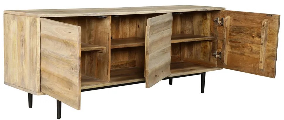 WAVE TV STAND ΦΥΣΙΚΟ 150x40xH60cm - 05-0760