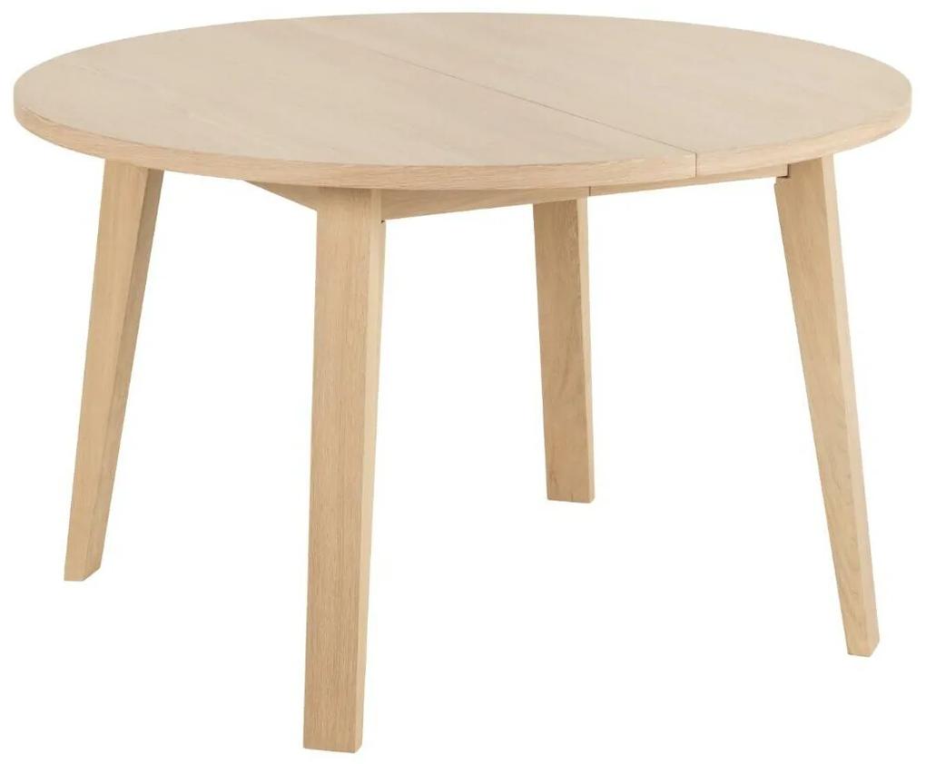 Τραπέζι Oakland C109, Ανοιχτό χρώμα ξύλου, 75cm, Επιμήκυνση, Φυσικό ξύλο καπλαμά, Πλαστικοποιημένη μοριοσανίδα, Ξύλο | Epipla1.gr