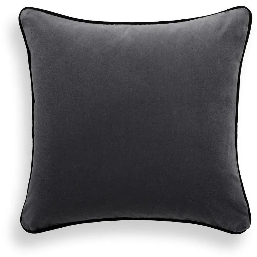 Μαξιλαροθήκη Διακοσμητική Velour Grey Perle Bassetti 45X45 Cotton-Polyester