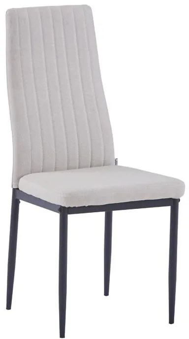 Καρέκλα Τραπεζαρίας 1001 Fylliana Μπέζ Ύφασμα 42.5x44x96.5 εκ. 4αδα 42.5x44x96.5 εκ.