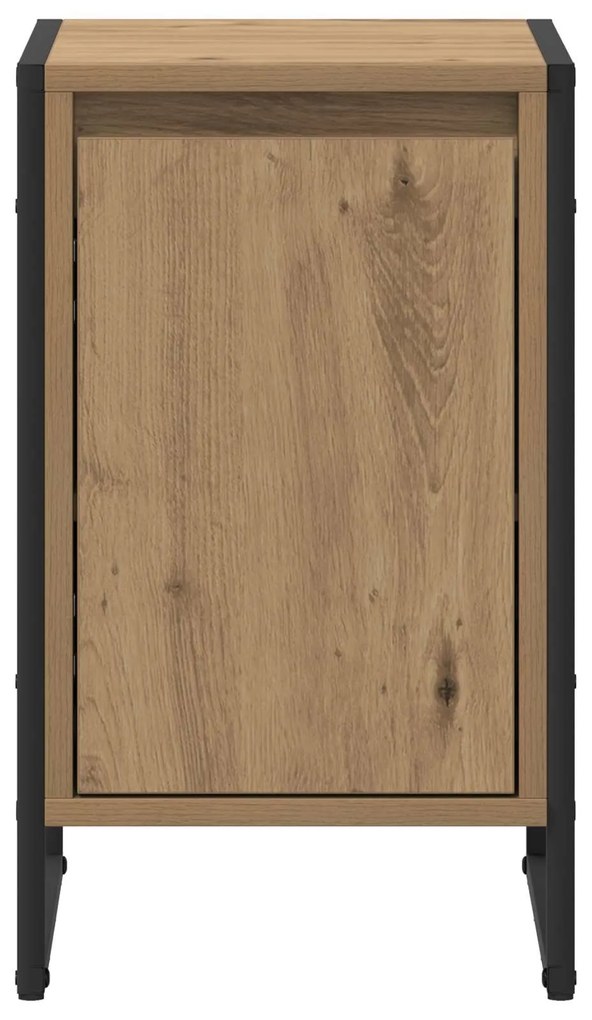 vidaXL Κομοδίνο 2 pcs Καρυδιά Χειροποίητης Εργασίας 39,5 x 30 x 50 εκ