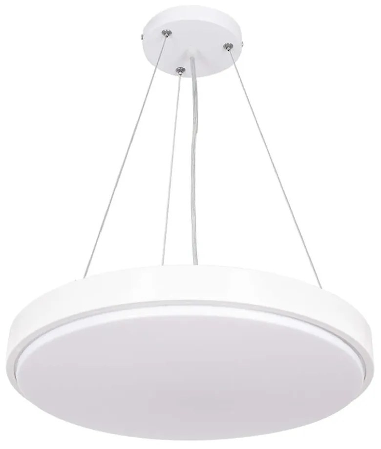 Φωτιστικό Οροφής Casper 61018 Led 76W Φ45cm White GloboStar Πλαστικό