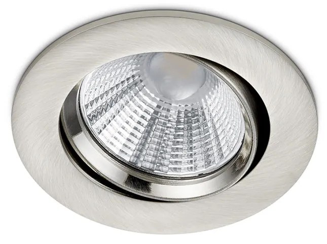 Φωτιστικό Σποτ Χωνευτό Κινητό Trio Lighting Pamir 650510107 Νίκελ Ματ (IP23)