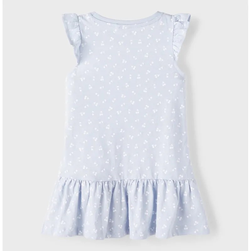 Φόρεμα Name It οργανικό βαμβάκι Little Cherries ciel