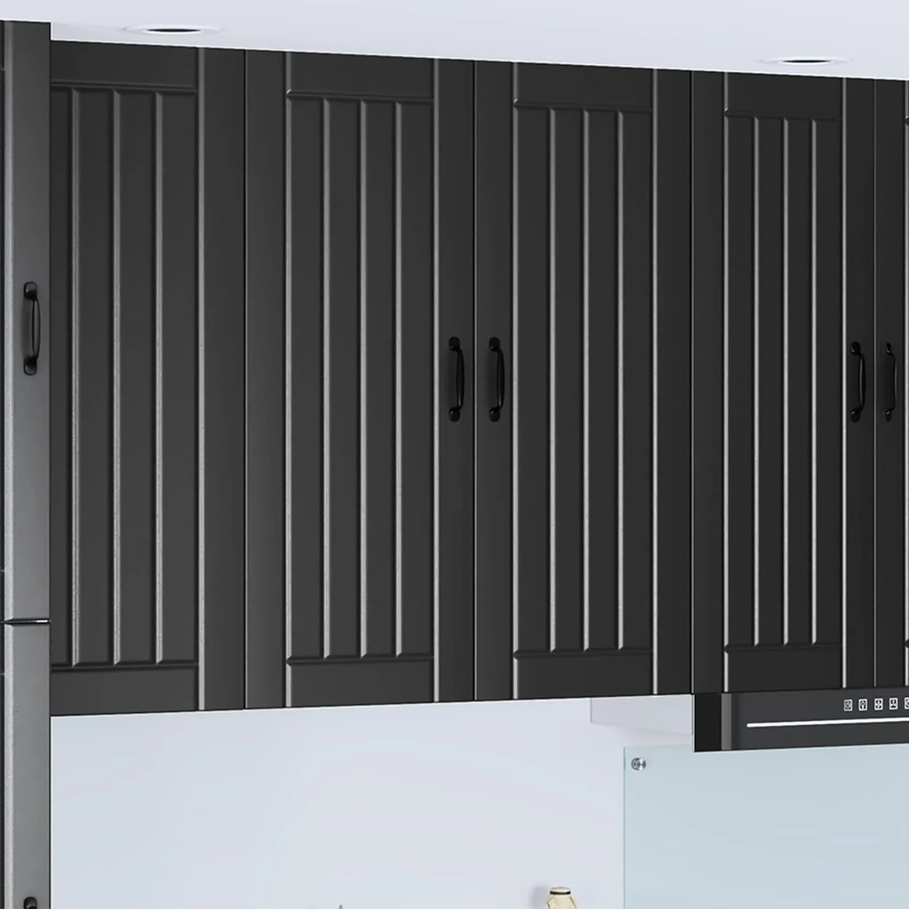 Ντουλάπα Κουζίνας Μαύρο 80 x 31 x 100 εκ. Επεξεργασμένο ξύλο