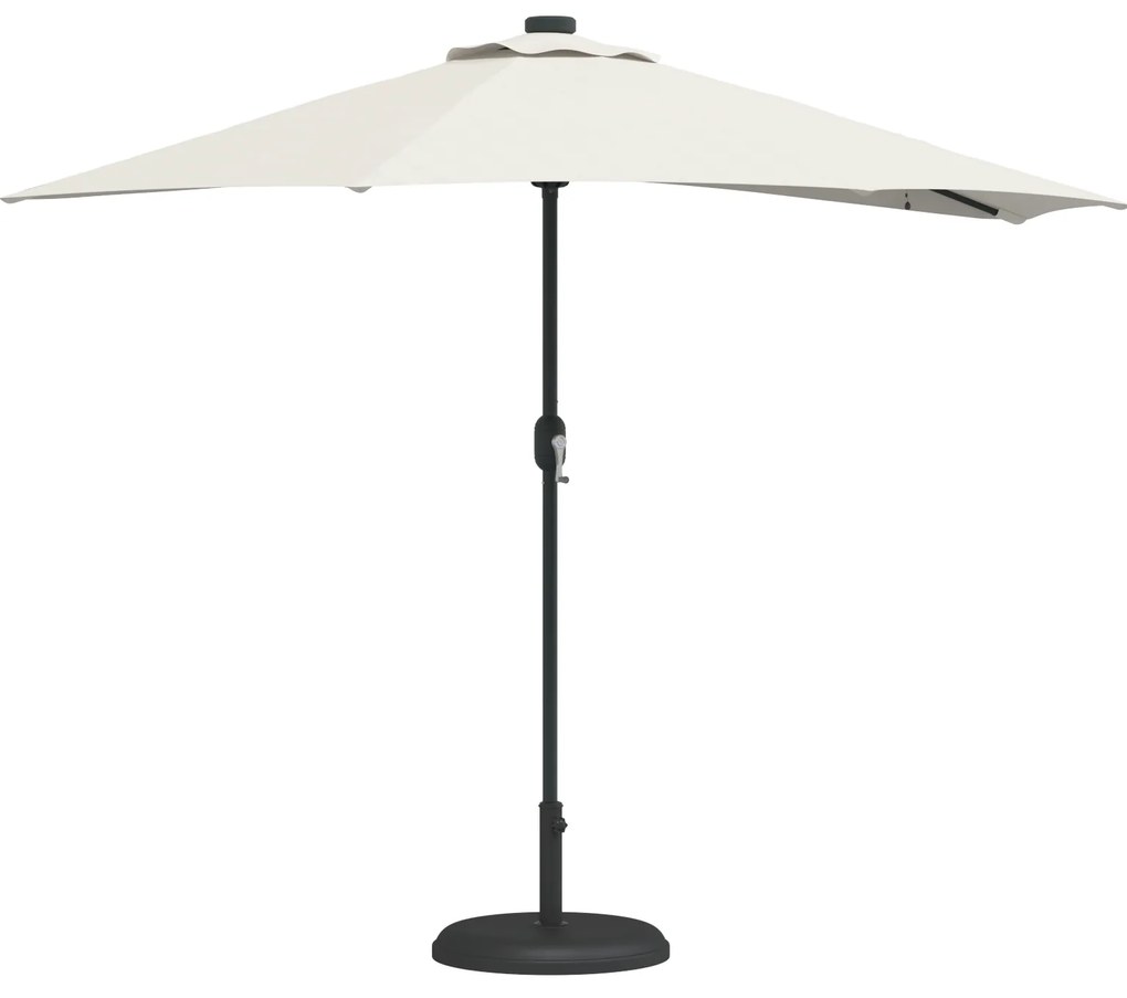 vidaXL Ημιόνι Παράσολα Κήπου 294 cm