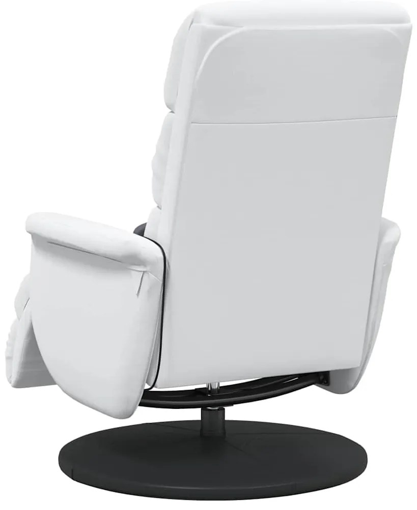 vidaXL Κάθισμα μασάζ Λευκό 71 x 98 x 106 εκ. Τεχνητό δέρμα