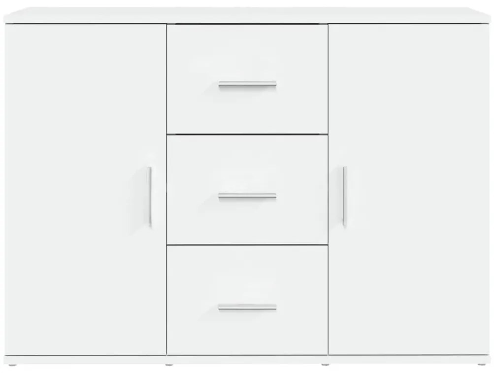 vidaXL Ντουλάπι Λευκό 91 x 29,5 x 65 εκ. από Επεξεργασμένο Ξύλο