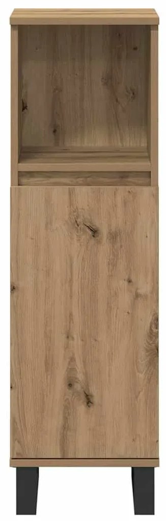 vidaXL Σετ Επίπλων Μπάνιου με αποθήκευση 3 pcs Καφέ 30 x 30 x 180 cm