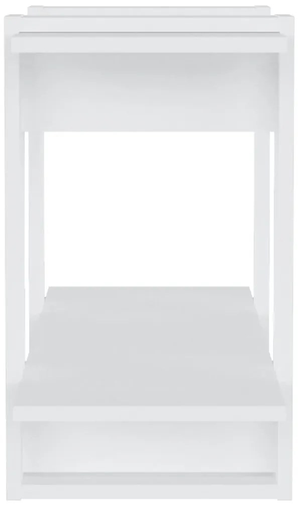 vidaXL Βιβλιοθήκη/Διαχωριστικό Χώρου Λευκό 80 x 30 x 51 εκ.