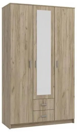 ΝΤΟΥΛΑΠΑ Hana 3Κ2FO GREY OAK 120*52*205 11008713