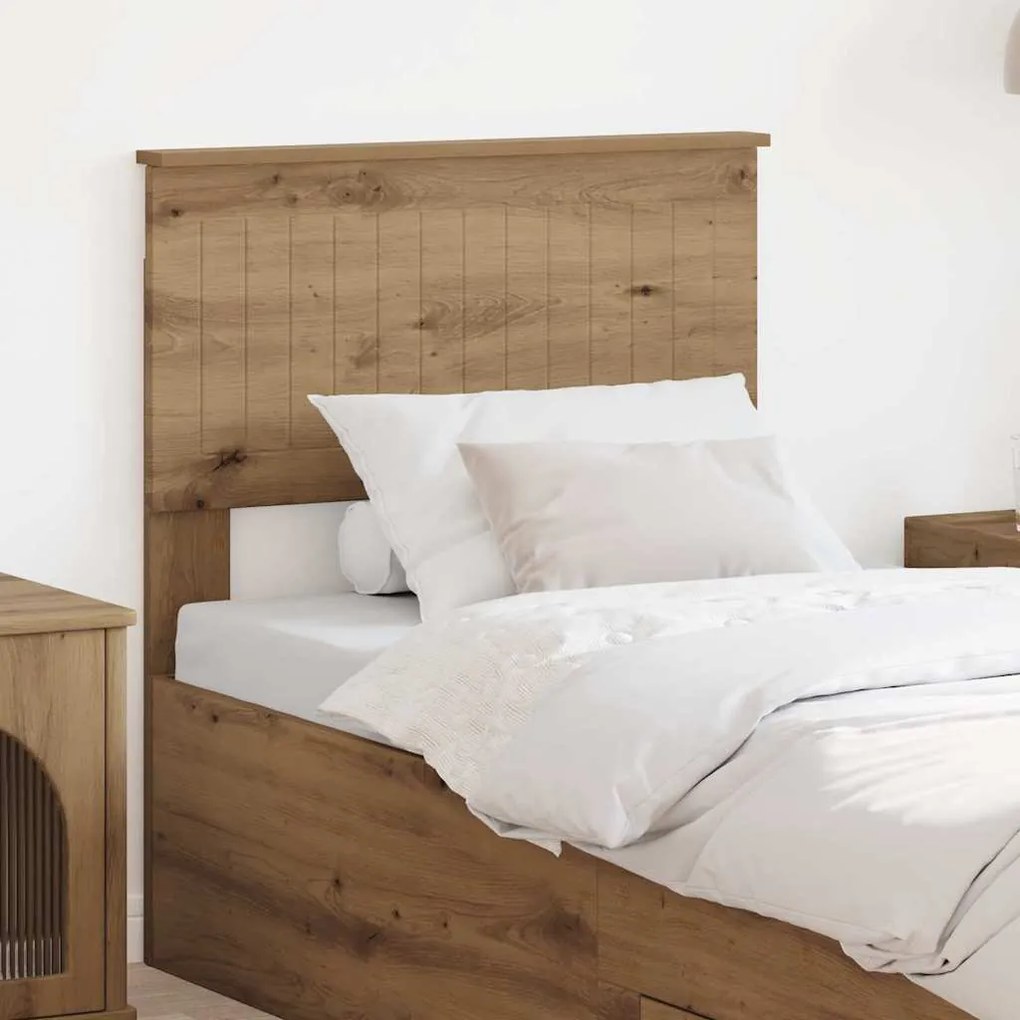 vidaXL Κεφαλάρι με κεφαλάρι Artisan Oak 75 cm Επεξεργασμένο ξύλο
