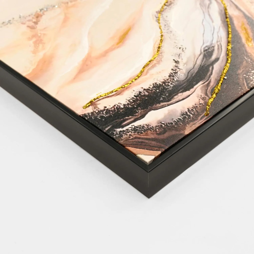 ΠΙΝΑΚΑΣ TOIXOY ΜΕ ΚΟΡΝΙΖΑ ΜΑΥΡΗ-ΚΑΜΒΑΣ ΕΚΤΥΠΩΣΗ ABSTRACT 62x4x92Υεκ.