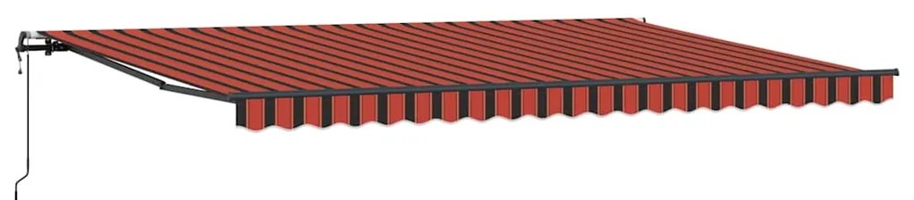 vidaXL Σκηνίτσα Αναδιπλούμενη πορτοκαλί και καφέ 500 x 300 εκ