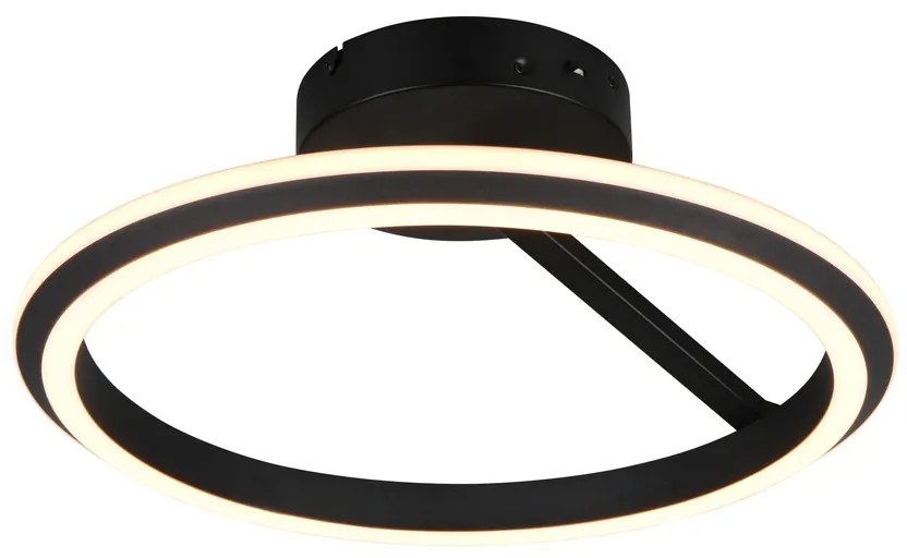 Φωτιστικό Οροφής Trio Lighting AMADOR 635510132 Μαύρο Ματ (Black Mat) 2300+3000+4000K