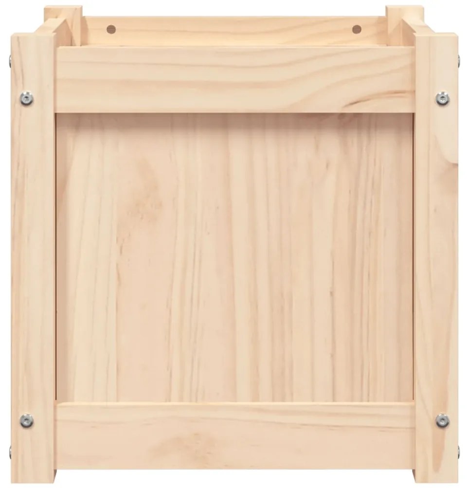 vidaXL Ζαρντινιέρα 40 x 40 x 40 εκ. από Μασίφ Ξύλο Πεύκου