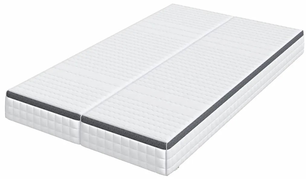 vidaXL Στρώμα 2 pcs Λευκό και Γκρι 60 x 200 cm Σαμπρέλα Bonell
