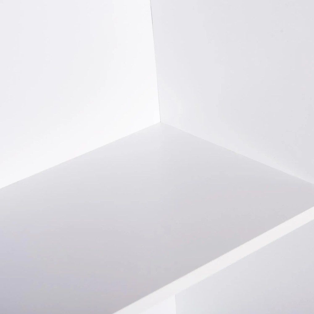 ΡΑΦΙΕΡΑ ΤΟΙΧΟΥ CUBICON  ΛΕΥΚΗ ΜΕΛΑΜΙΝΗ 38,5x23,5x80Υεκ.