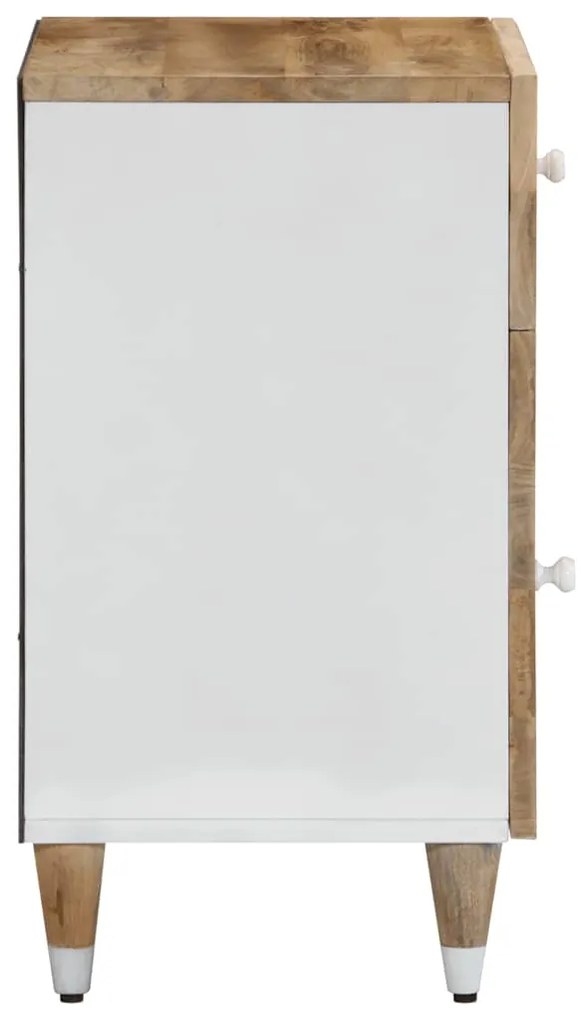vidaXL Κομοδίνο 50 x 33 x 60 εκ. από Μασίφ Ξύλο Μάνγκο