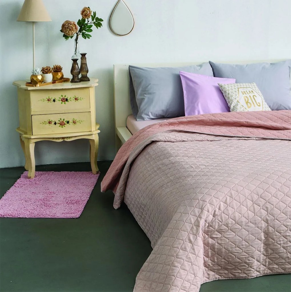 Κουβερλί Υπέρδιπλο (220x240) 2 Όψεων Sb Home Molly Sand