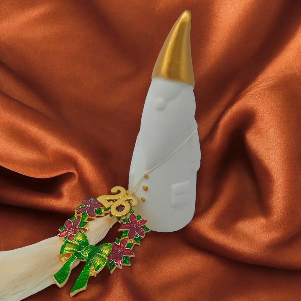 Γούρι 2026 κεραμικός Άγιος Βασίλης!