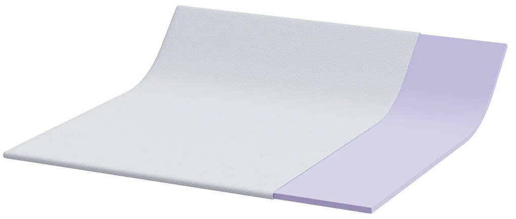 vidaXL Στρώματα Λευκό 200 x 200 cm 100% ύφασμα πολυεστέρα με τζακάρ