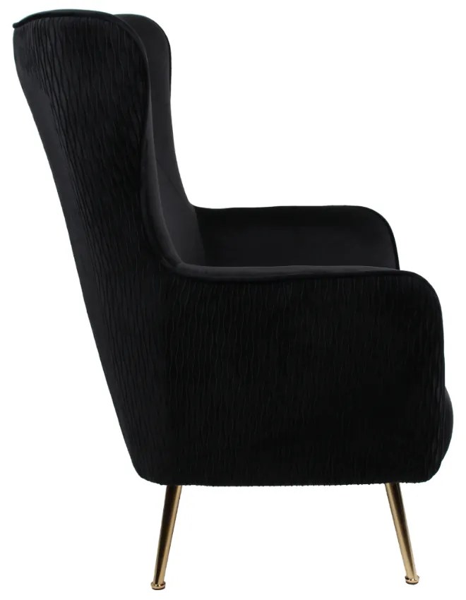 MADISON ΠΟΛΥΘΡΟΝΑ ΜΑΥΡΟ 78x88xH110cm 01-2565