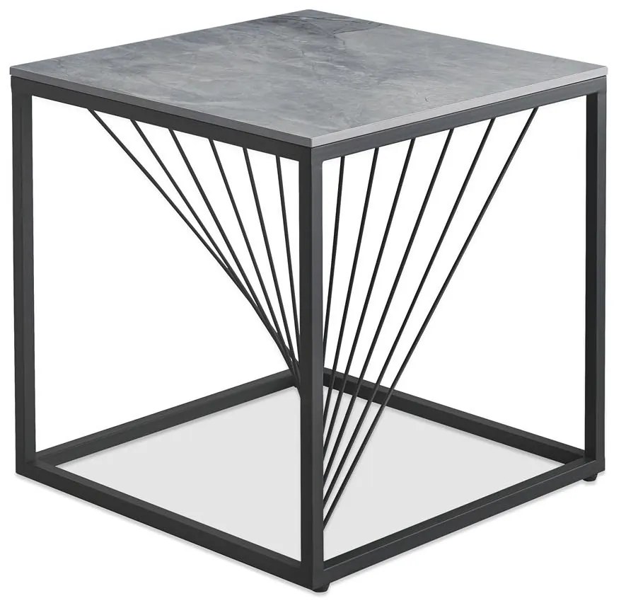 INFINITY 2 KWADRAT, coffee table, grey marble DIOMMI V-CH-INFINITY_2_KWADRAT-LAW