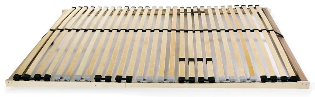 vidaXL Τελάρο Κρεβατιού με 28 Σανίδες & 7 Ζώνες 100 x 200 εκ.