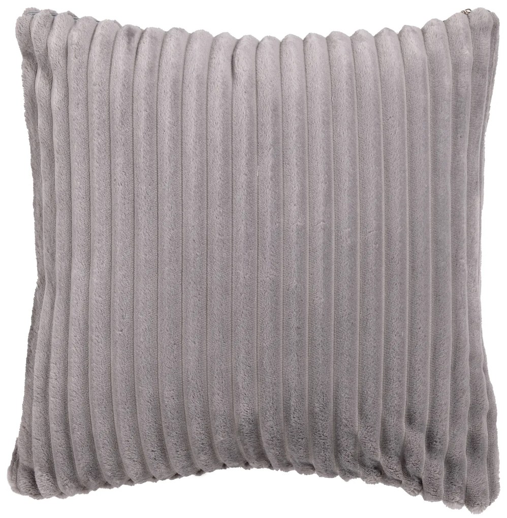 Διακοσμητικό Μαξιλάρι Fleece 40x40εκ. Throws 1365 Grey Das Home