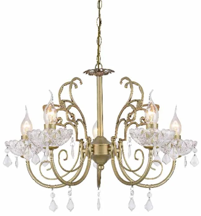 Πολυέλαιος Οροφής Aca Faberge DLA12155P Green Gold