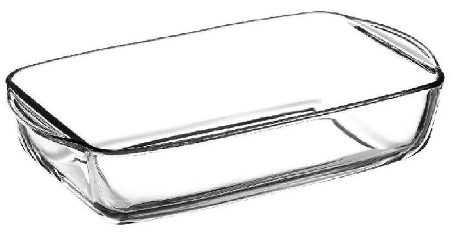 Πυρίμαχο Σκεύος Ορθογώνιο Borcam SP59007G1 33,9x19x7cm Clear Espiel Glass