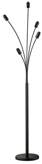 Σώμα Επιδαπέδιου Φωτιστικού Μαύρο Ε14 10W 70604 Fischer Honsel-70604-Μαύρο 70604