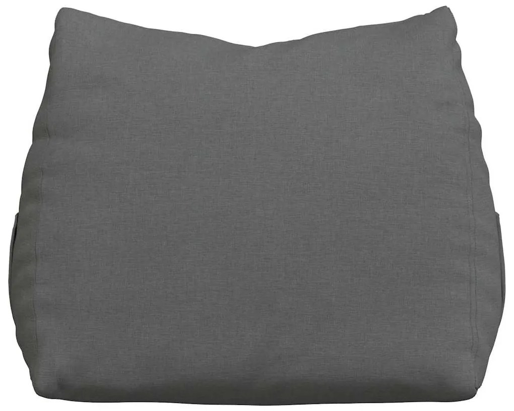 vidaXL Μαξιλάρι Πλάτης Σκούρο Γκρι 60 x 20 x 50 εκ. ύφασμα