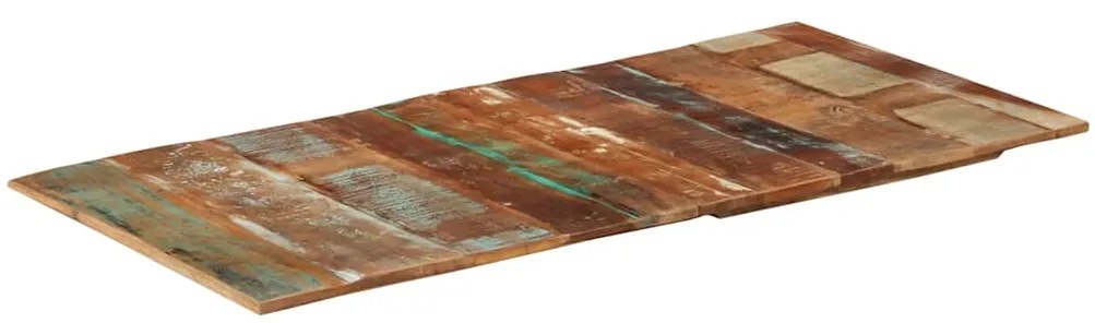 vidaXL Επιφάνεια Τραπεζιού Ορθ. 60x120 εκ 15-16 χιλ Μασίφ Ανακ. Ξύλο