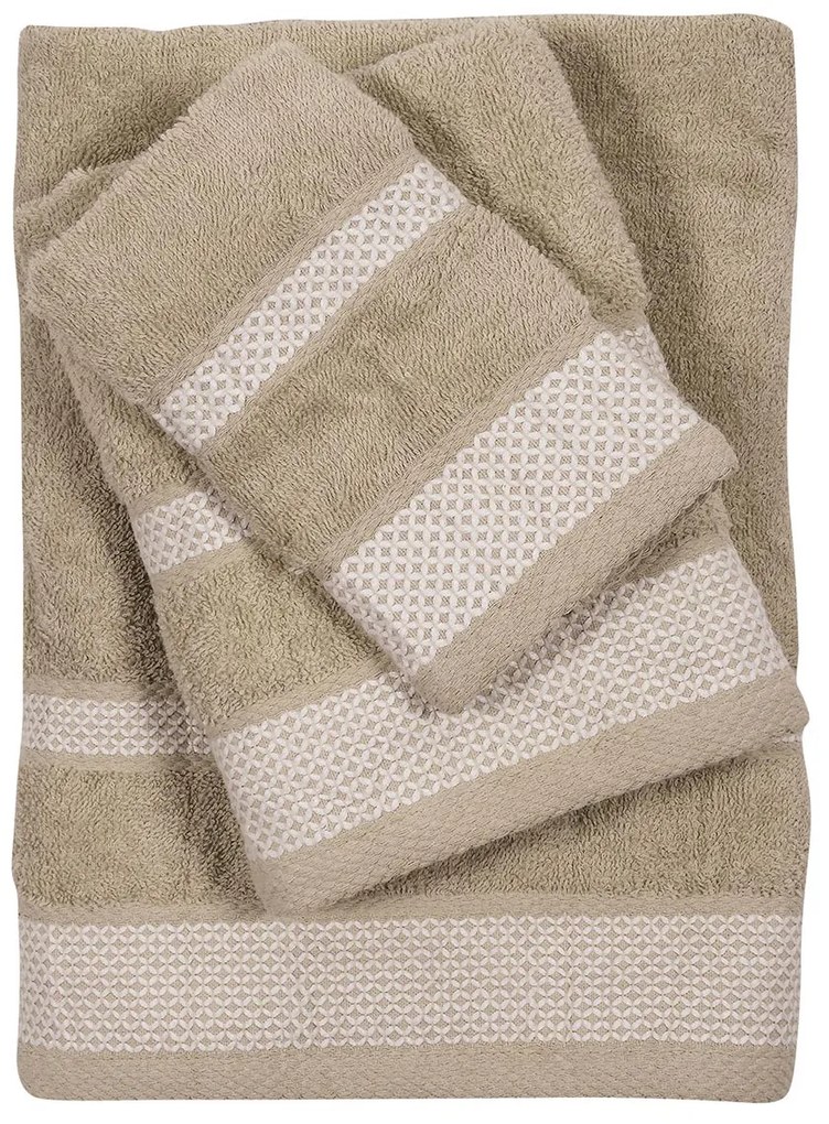 Πετσέτες Μπάνιου (Σετ 3τμχ) Das Home Best 0649 480gsm