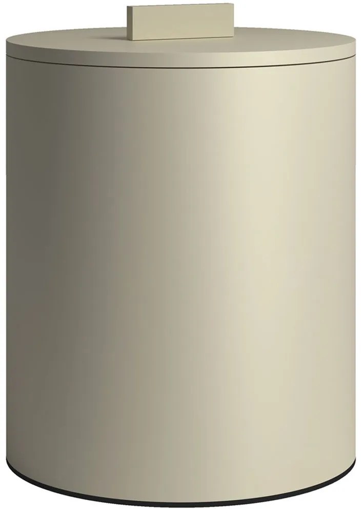 Κάδος Απορριμμάτων 2326-703 Φ20x25cm 6lt Matt Ivory Pam&amp;Co Stainless Steel