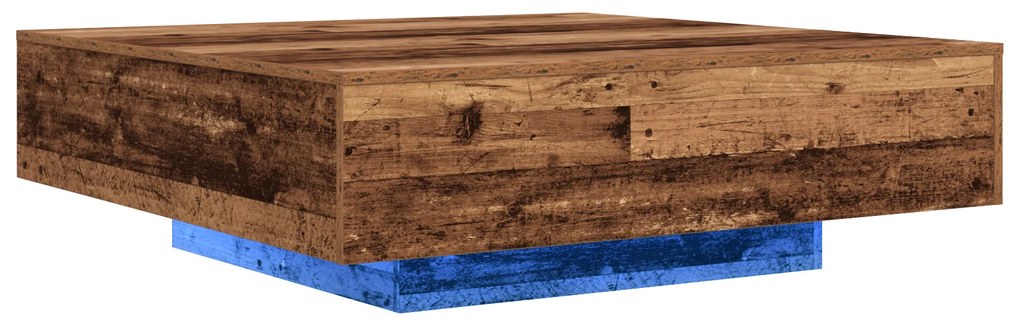 vidaXL Τραπεζάκι Σαλονιού Παλαιό ξύλο 100 x 100 x 31 cm