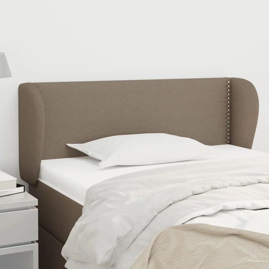 vidaXL Κεφαλάρι με Πτερύγια Taupe 103x23x78/88 εκ. Υφασμάτινο