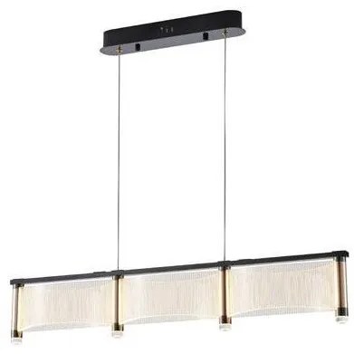 Κρεμαστό Φωτιστικό Οροφής 3xLED 16W Χρυσό Arte Illumina Ravena 144-15047 Eurolamp 144-15047 Χρυσό