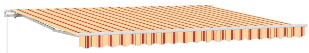 vidaXL Αντιανεμικό Κίτρινο και Πορτοκαλί 450 x 350 x 165 εκ