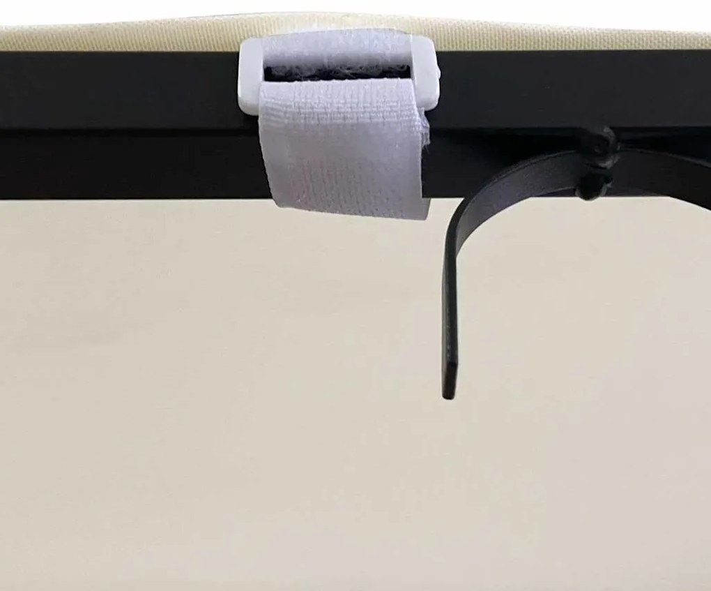 vidaXL Τέντα Κρεμ 4 x 3 μ. 180 γρ./μ² από Ύφασμα και Ατσάλι