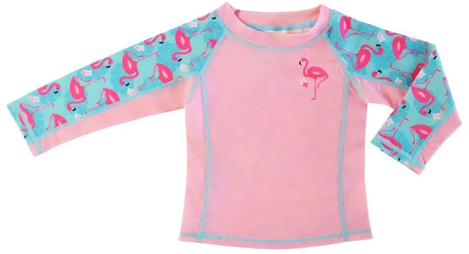 Παιδική Μπλούζα Με Αντηλιακή Προστασία Zoocchini Franny The Flamingo Ροζ 12-24 Μηνών