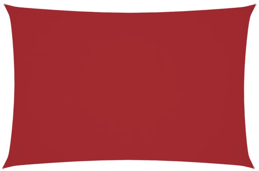 vidaXL Πανί Σκίασης Ορθογώνιο Κόκκινο 2 x 4 μ. από Ύφασμα Oxford