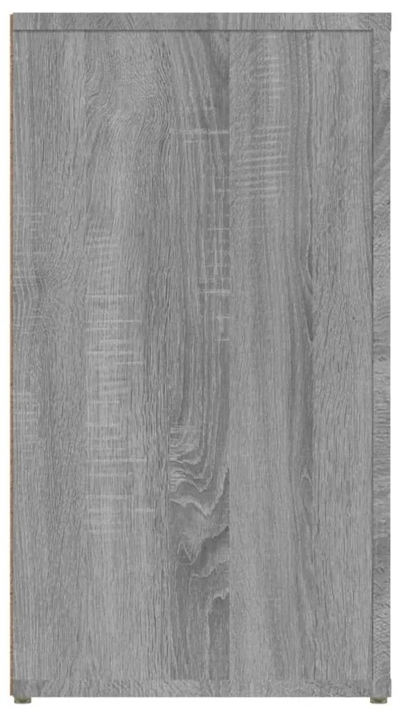 Ντουλάπι Γκρι Sonoma 100x33x59,5 εκ. από Επεξεργασμένο Ξύλο - Γκρι