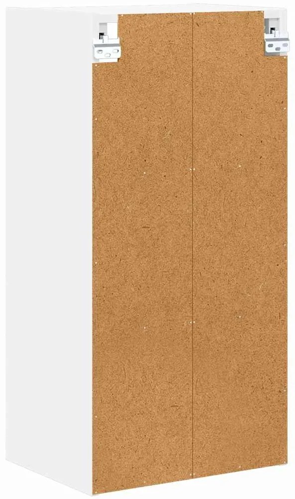 vidaXL Κρεμαστό ντουλάπι Λευκό 40 x 29,5 x 80 εκ. Επεξεργασμένο ξύλο